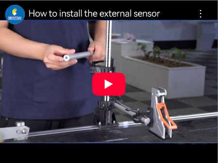 Como instalar o sensor externo