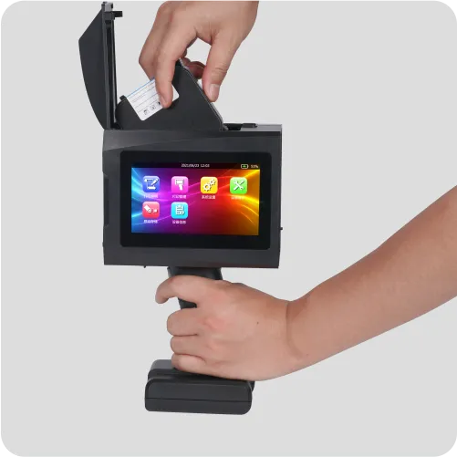 Handheld inkjet printer