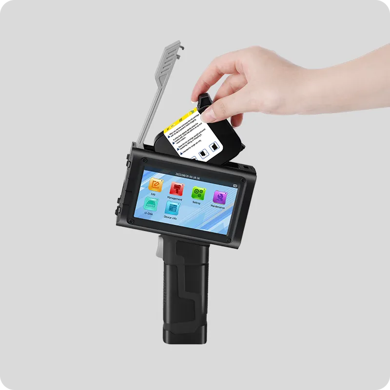Handheld inkjet printer
