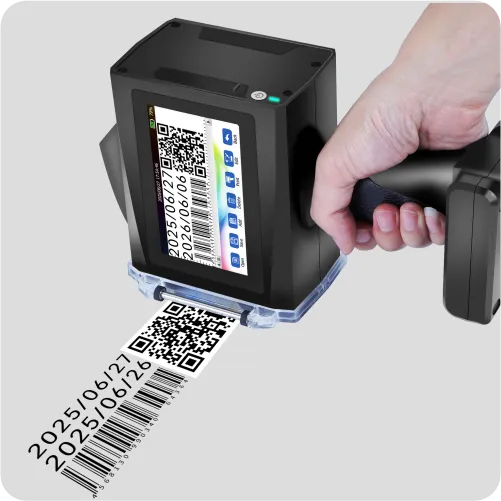 Handheld inkjet printer