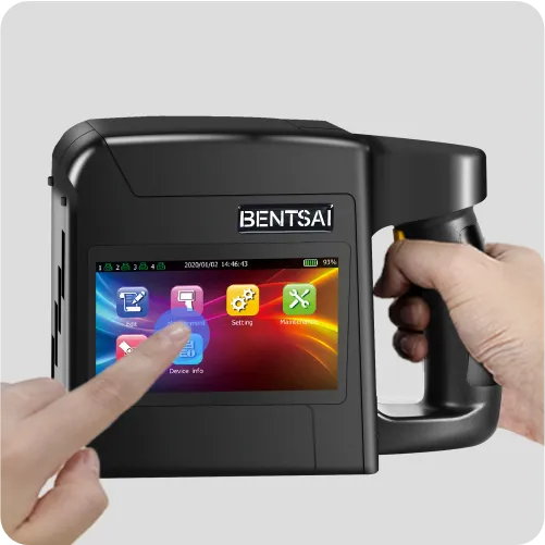 Handheld inkjet printer