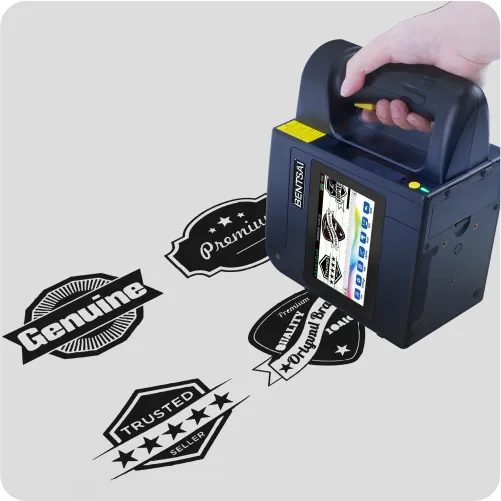 Handheld inkjet printer