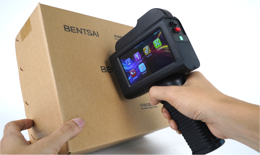 Handheld inkjet printer
