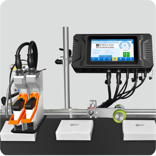 Printer Inkjet Termal Inline Industri Bentsai E62WP, Printer Pengkodean Tahan Air untuk Kode GS1 dan Pencetakan Basis Data