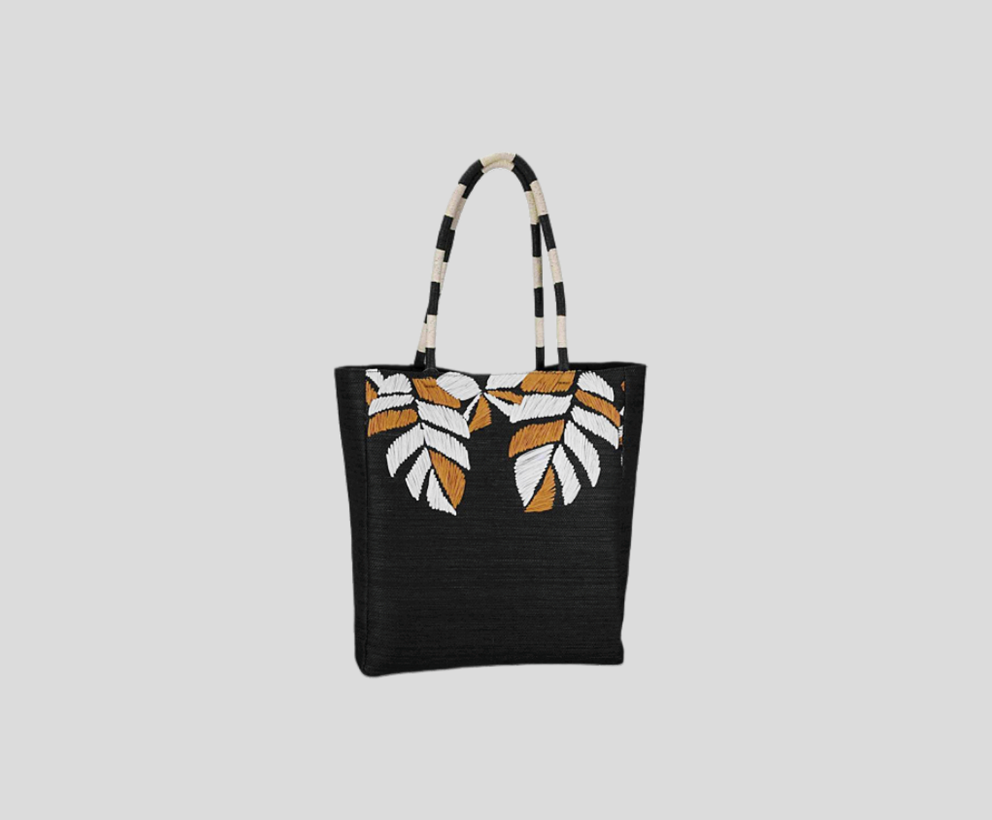 Machine Knitting Paper Handbag With Hand Embroidery