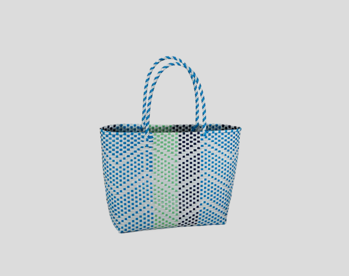 Multicolor Hollow Braided PP Basket