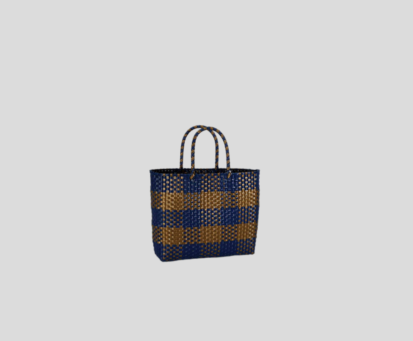 Multicolor Hollow Braided PP Basket