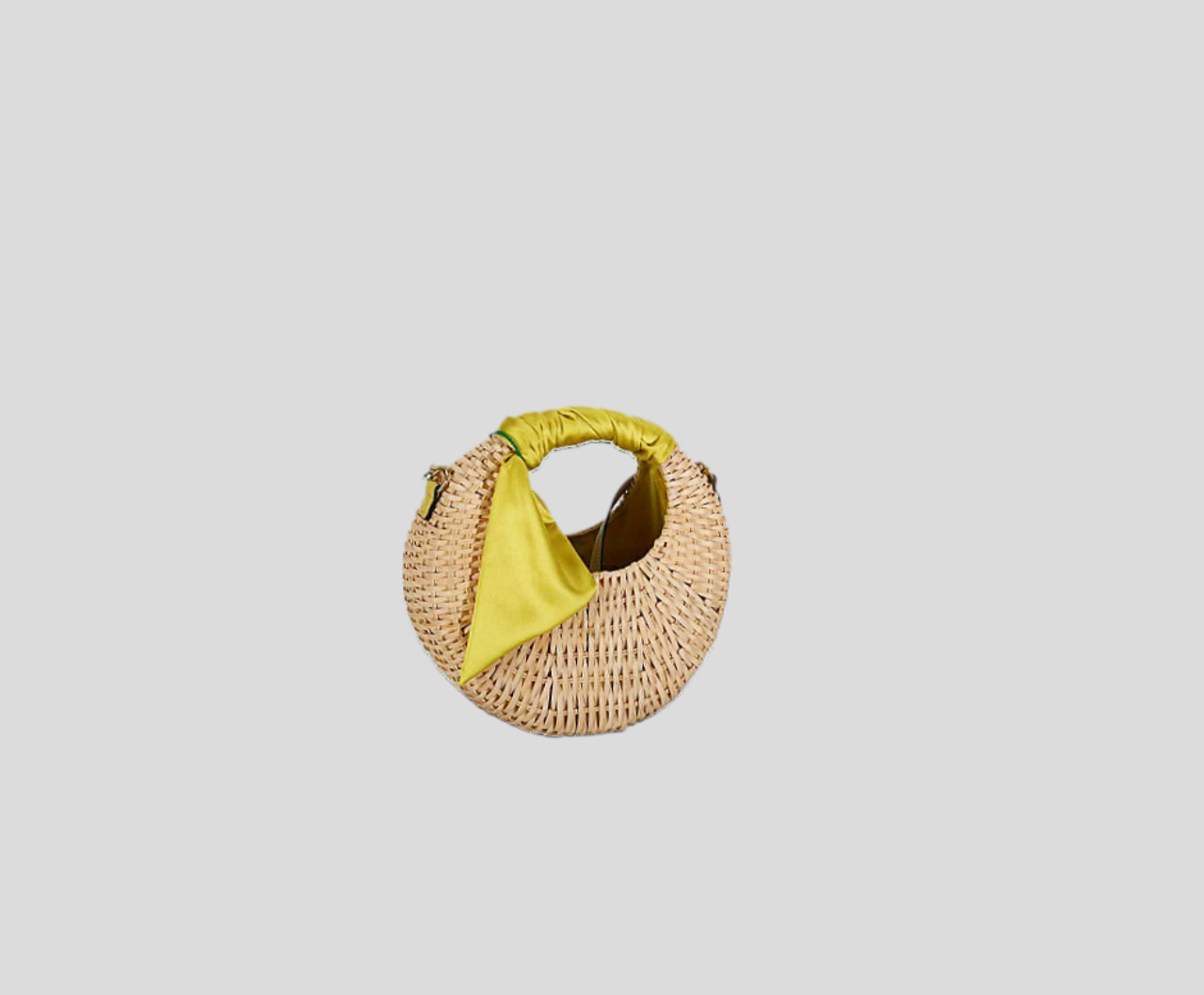 Supply Crescent Rattan Woven Bags With Wrapping Handles Wholesale ...