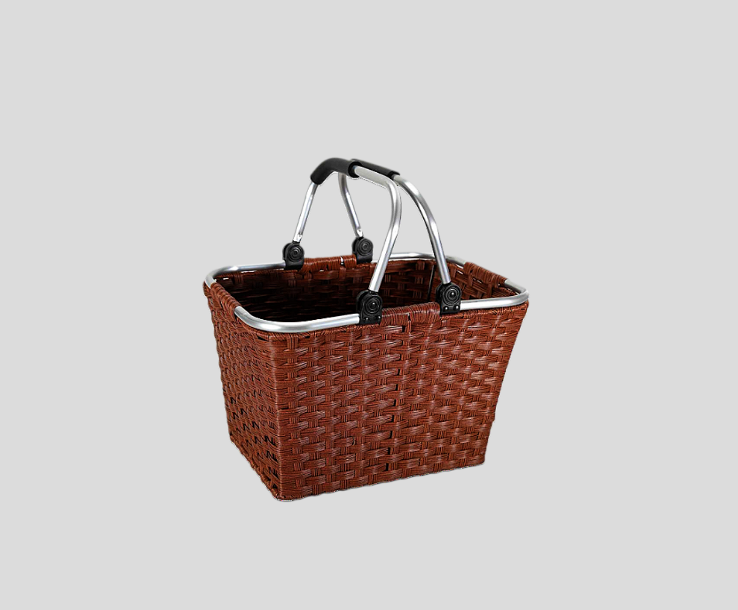 Braid PP Picnic Basket With Metal Handle