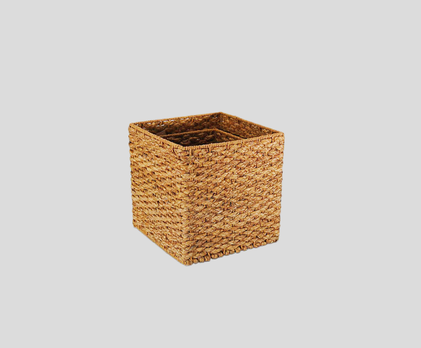 Rectangular Braid Gourd Grass Storage Basket