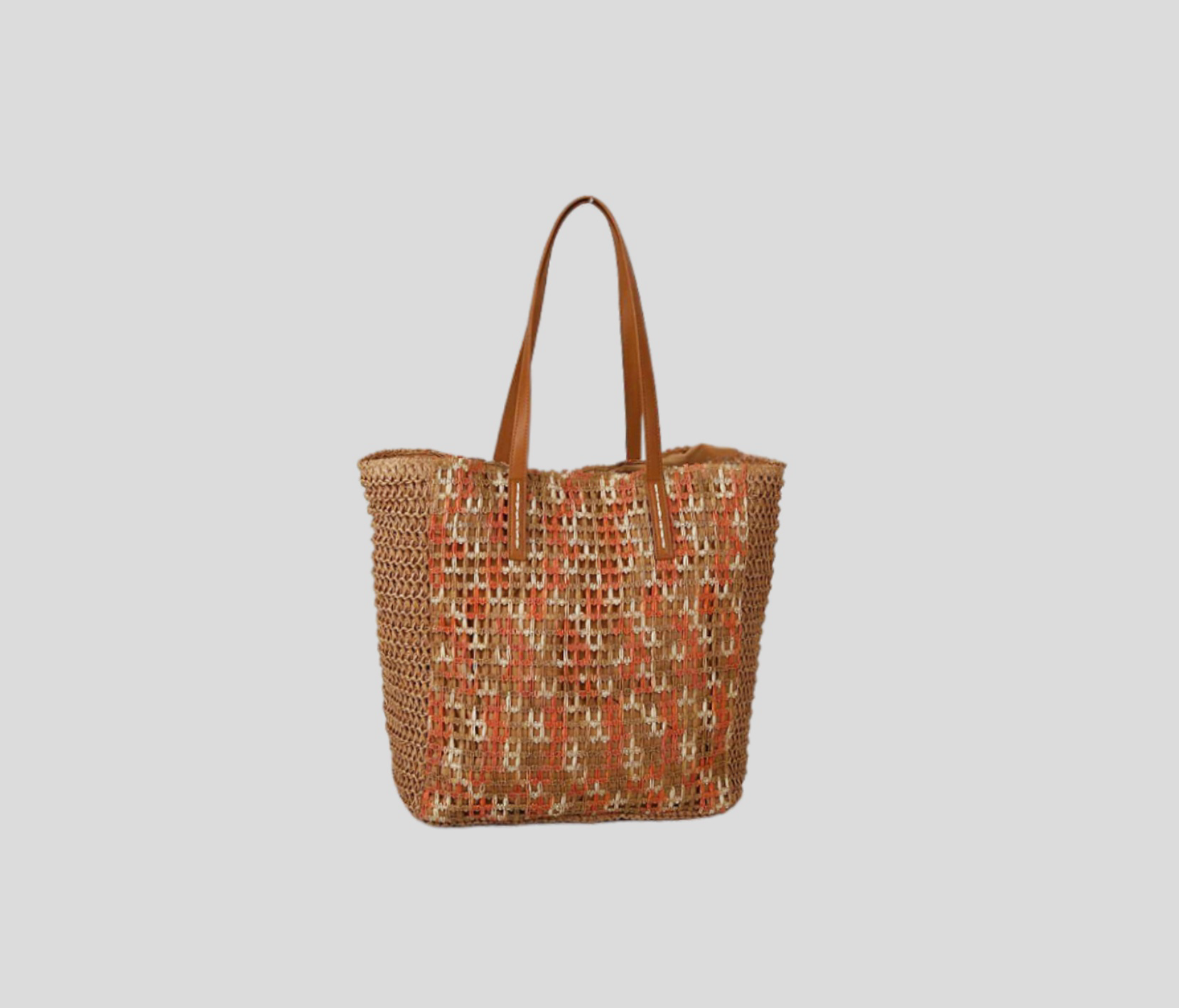 Stylish Oversized Machine Knitting Hollow Tote Bag