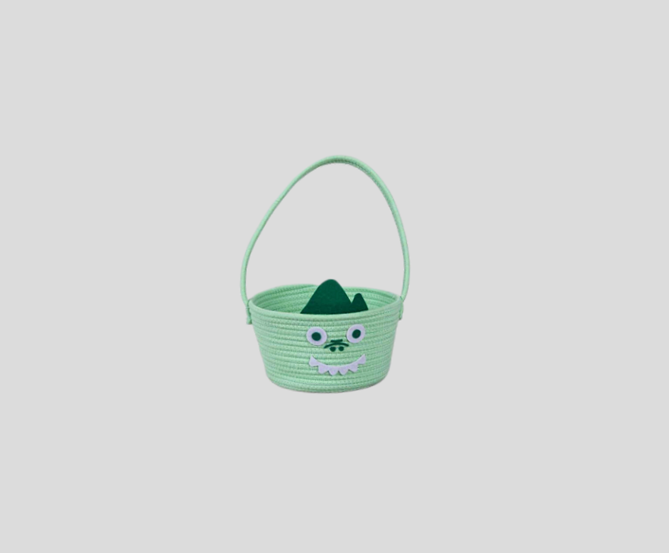 Cotton Rope Woven Storage Basket In Animal-Shaped