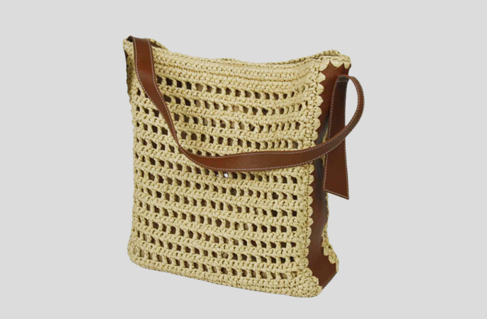 Eco-Friendly Recycled PP Crochet Tote Bag