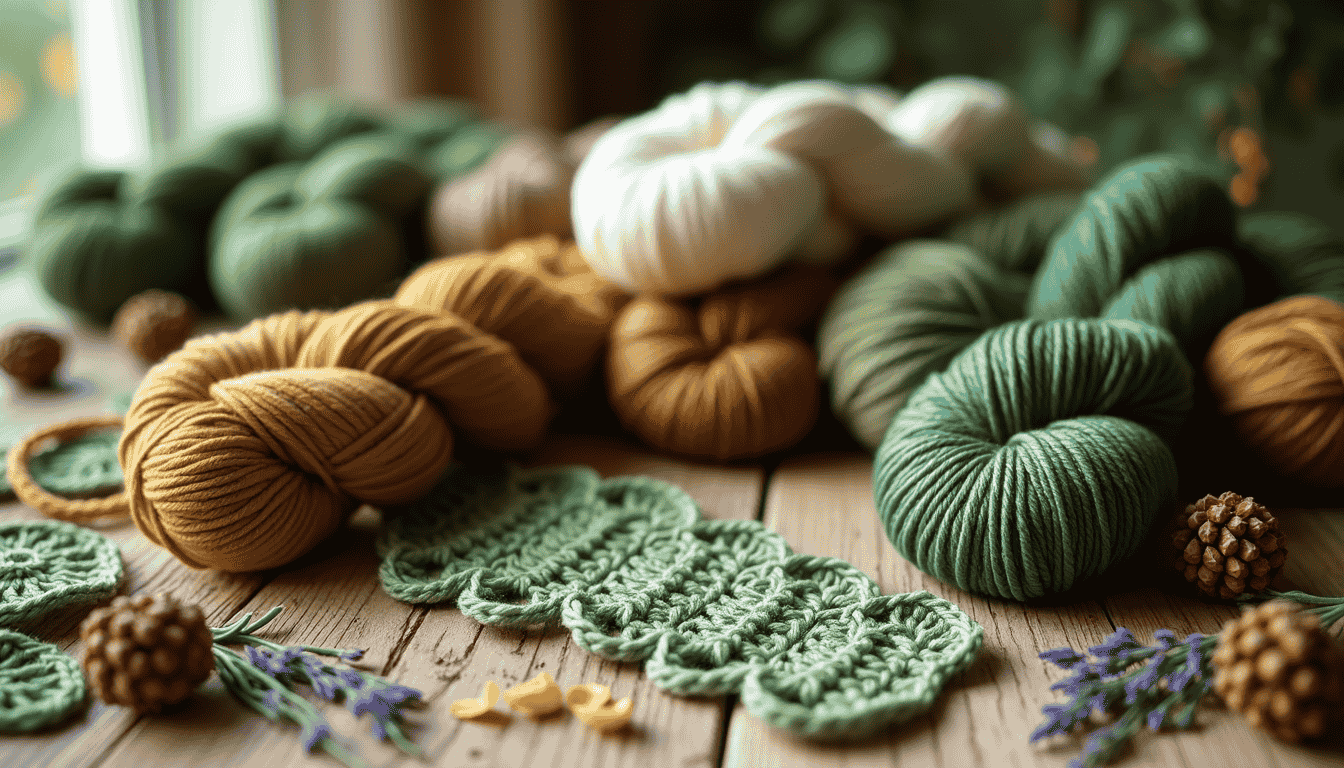 sustainable yarn for crochet