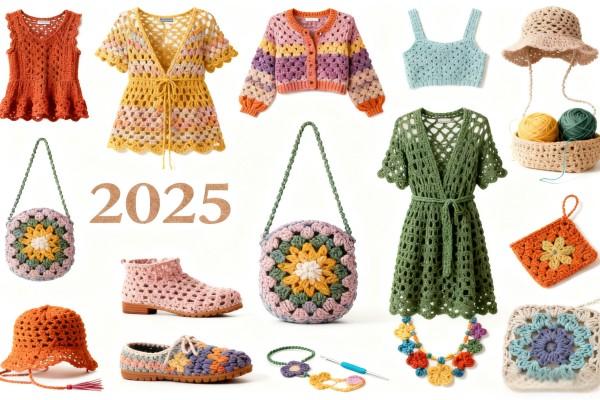 Cele mai recente tendințe de croșetat pentru acest an în 2025