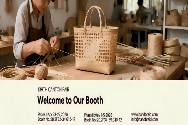 HandBraid aduce genți exclusive croșetate naturale la cea de-a 139-a ediție a Târgului de la Canton