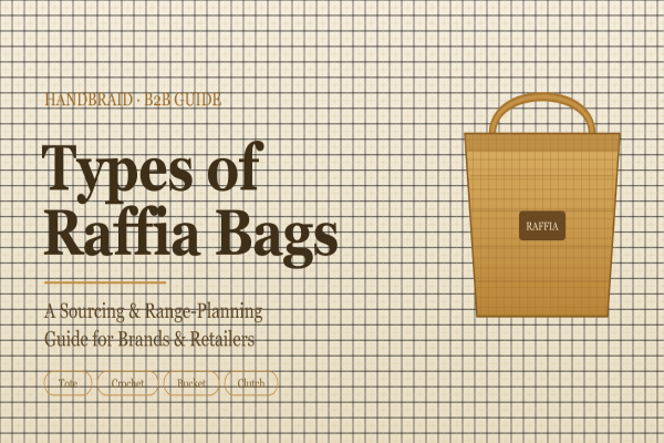 Types de sacs en raphia : Guide d’approvisionnement et de planification de gamme B2B