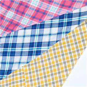 Tissu de flanelle teint en fil CVC