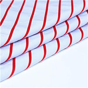 Tissu jacquard teint en fil 100 % coton