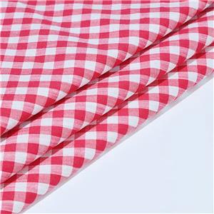 Tissus à carreaux 100 % coton teints en fil