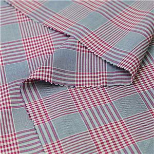 Tissu à carreaux teint en fil 100 % coton