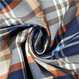 Tissus à carreaux teints en fil TC