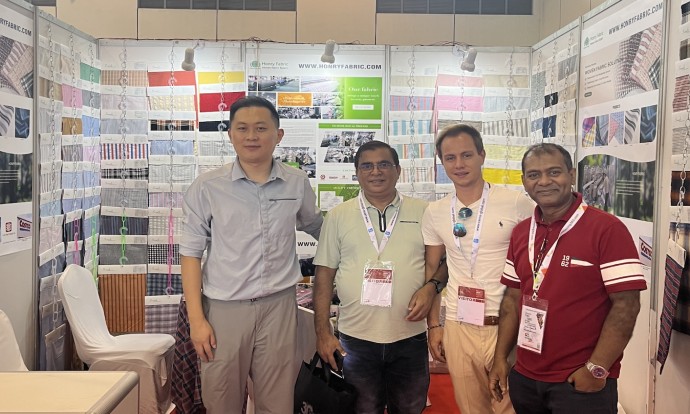 Honry Fabric Showcases Innovative Woven Fabrics at Dhaka Yarn & Fabric Show 2025