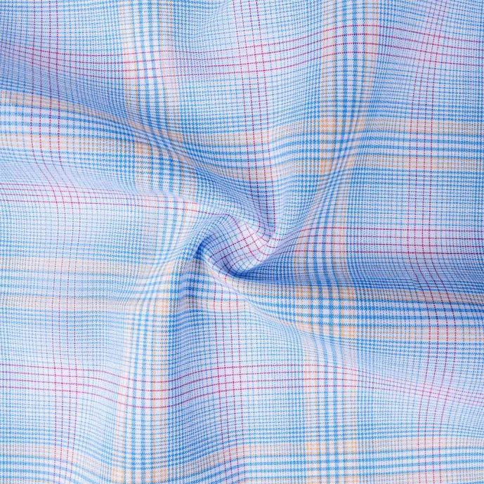 Vải jacquard kẻ caro nhuộm sợi, chất liệu cotton spandex co giãn