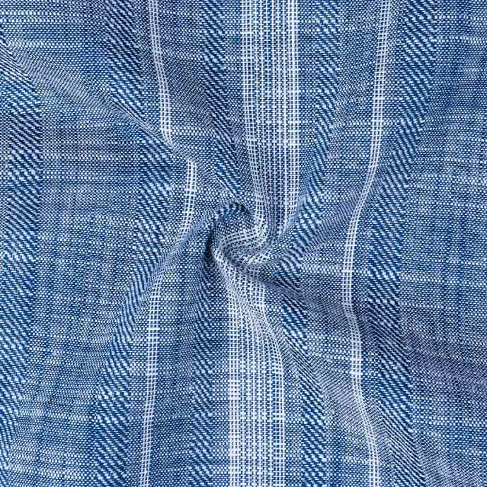 100% cotton blue jacquard fabric