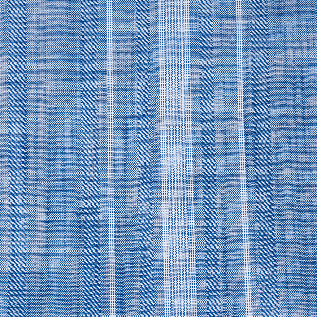100% cotton blue jacquard fabric