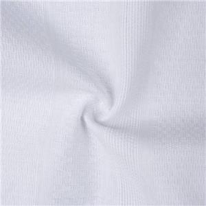 Tejido jacquard blanco 100% algodón