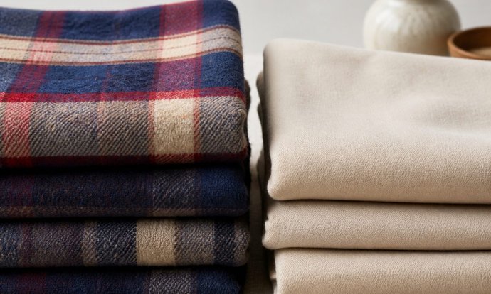 Flanel Katun vs Flanel Berbulu: Apa Perbedaannya?