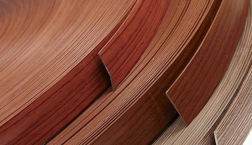 Bandas de borde de color madera