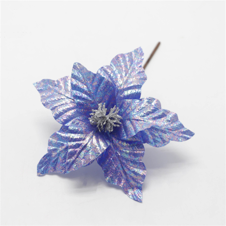 Versier kerstbloemen voor de feestdagen