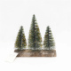 Glitter kerstboom voor tafelornament