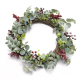 Christmas Decorated Berry Wreath artipisyal na christmas wreaths nang maramihan