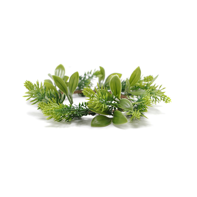 Outdoor Decoration Artificial Green Plant Wreath