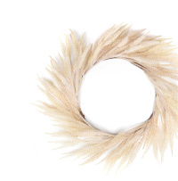 Interior Decor Faux Pampas Grass Wreath