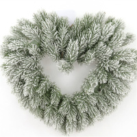 Christmas Decoration Artificial Spray Snow Wreath