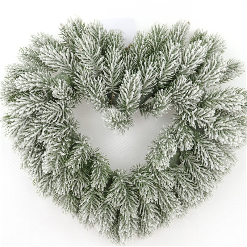 Christmas Decoration Artificial Spray Snow Wreath