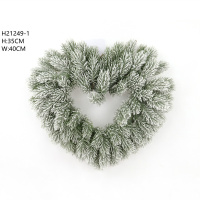 Christmas Decoration Artificial Spray Snow Wreath
