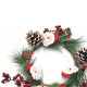 Hang Pine Cone Wreath On Doors And Windows