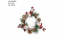 Hang Pine Cone Wreath On Doors And Windows