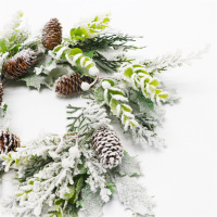 Christmas Door Hanging Pine Cone Wreath