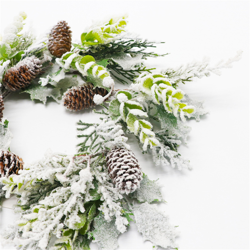 Christmas Door Hanging Pine Cone Wreath