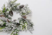 Christmas Door Hanging Pine Cone Wreath