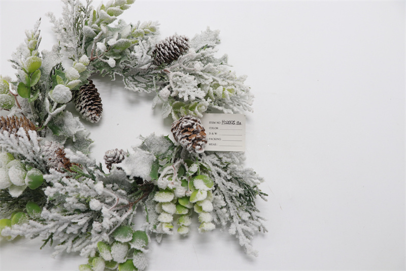 Christmas Door Hanging Pine Cone Wreath