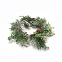 Christmas Door Hanging Pine Cone Wreath