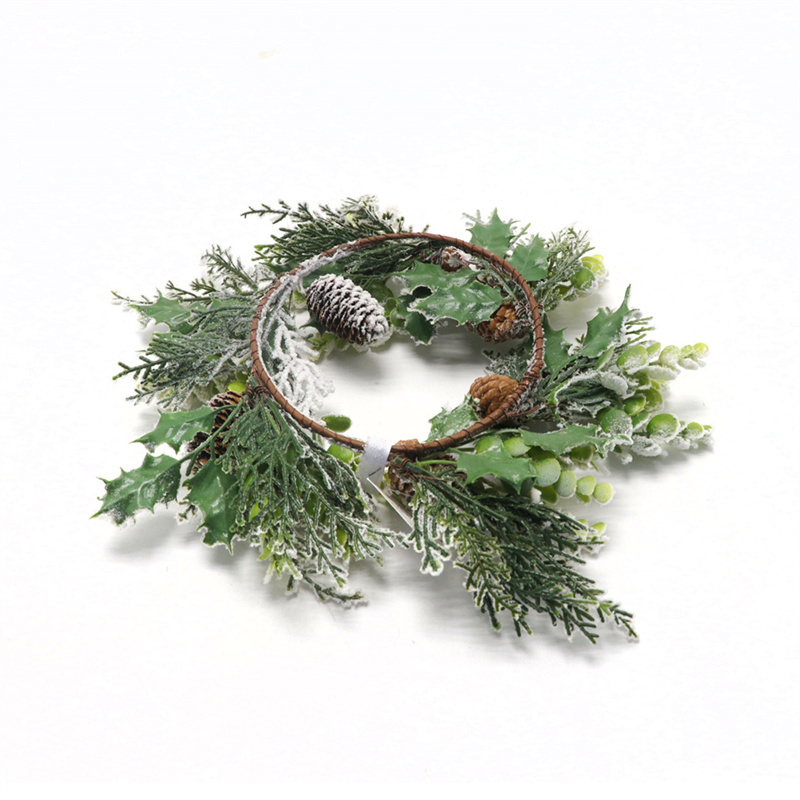 Christmas Door Hanging Pine Cone Wreath