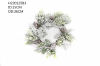 Christmas Door Hanging Pine Cone Wreath